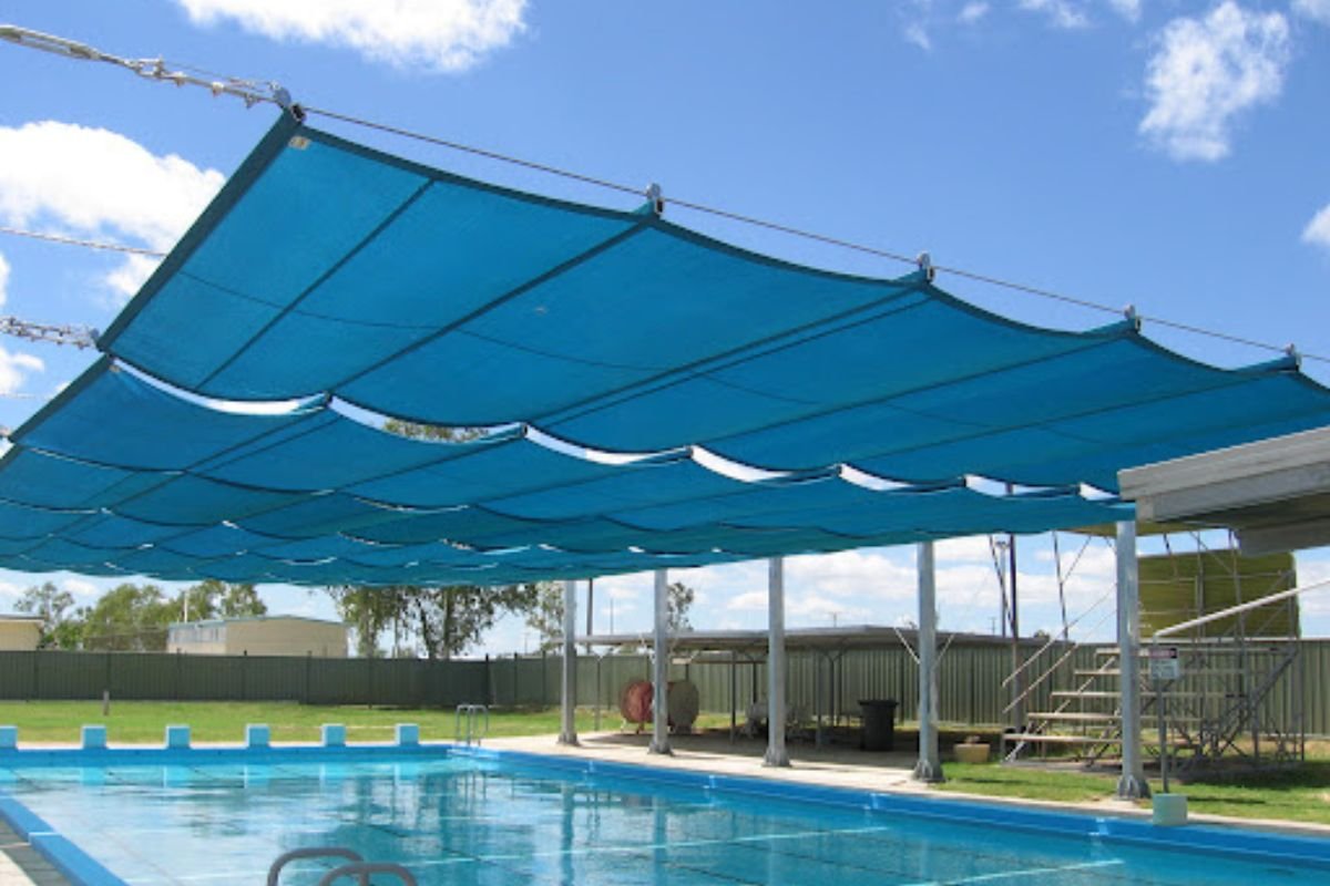 Swimming Pool Tensile Structures - Steeler